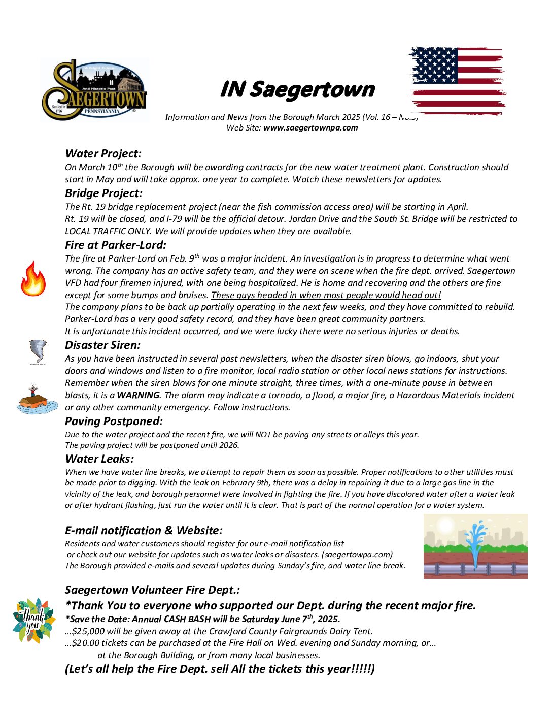 Thumbnail of the first page of 'Newsletter – March 2025'