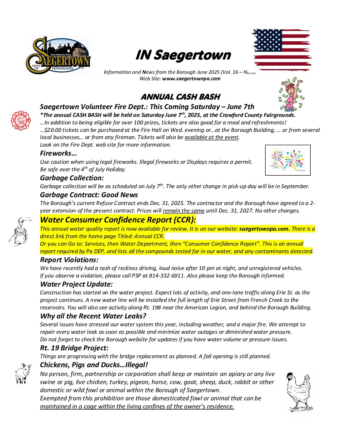 Thumbnail of the first page of 'Newsletter – June 2025'