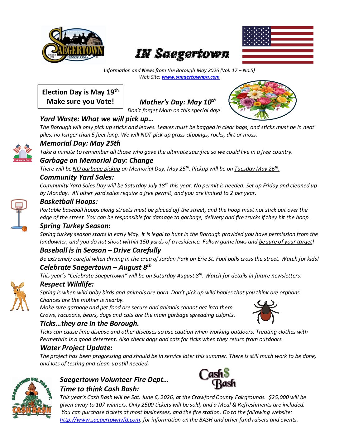 Thumbnail of the first page of 'Newsletter – May 2026'